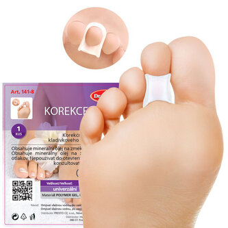 Korekce kladívkového prstu Dr. Grepl 1 ks - bílá