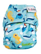 Bobánek Novorozenecká AIO plenka suchý zip - Chameleoni