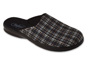 548M040 42 - pánské pantofle Befado LEON ZŠ, káro 548M040_45