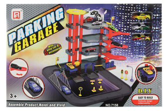 Garáž 3 patra s auty