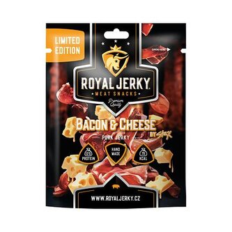 Royal Jerky Bacon & Cheese váha 22 g