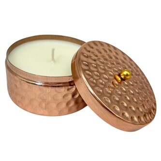 ARÔME Svíčka 85g, v kovu Bronzová, Divoká orchidej