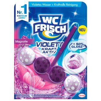 WC Frisch aktivní kuličky do toaletní mísy Aktiv Violett Magnolie 50g WC Frisch aktivní kuličky do toaletní mísy Aktiv Violett Magnolie 50g