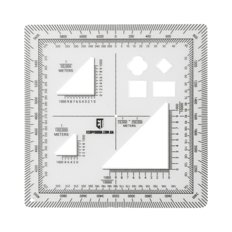 Pravítko M-Tac Ecopybook Tactical GTA NATO - průhledné
