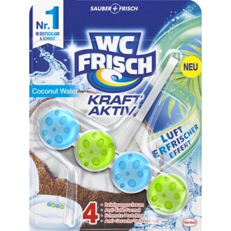 WC Frisch aktivní kuličky do toaletní mísy Aktiv Coconut Water 50g WC Frisch aktivní kuličky do toaletní mísy Aktiv Coconut Water 50g