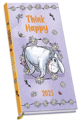 Diář 2025 Disney|Medvídek Pú: Oslík Ijáček (16,5 x 8,3 cm)