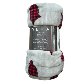 HOME ELEMENTS Deka 150 x 200 cm, 220 GSM, Tisk Záplaty