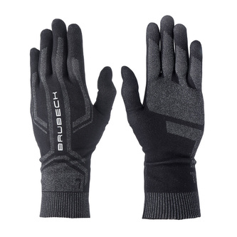 Brubeck - Rękawiczki termoaktywne unisex - Czarne - GE10010A - S/M