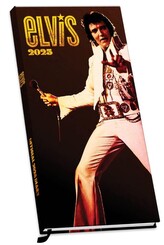 Slim diář 2025 Elvis Presley (8,3 x 16,5 x 1,5 cm)