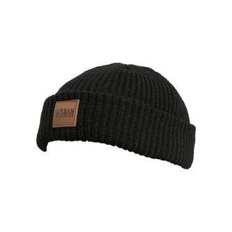 Čepice zimní Urban Classics Dogger Beanie - černá