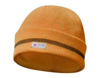 Čepice dětská zimní s reflexními pruhy