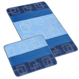 SADA BANY 60x100 + 60x50 cm - bez výkroje - Kostka modrá