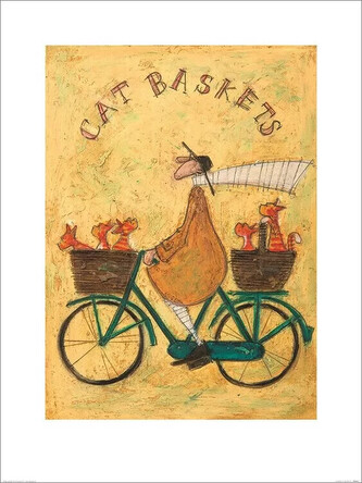 Umělecký tisk Sam Toft - Cat Baskets, 60 × 80 cm