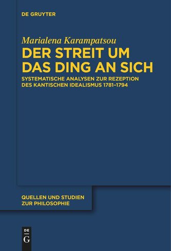 Der Streit um das Ding an sich