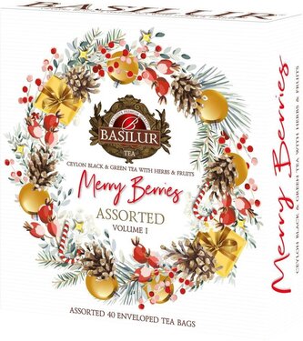 BASILUR Merry Berry Assorted Vol. I 40 gastro sáčků BASILUR Merry Berry Assorted Vol. I 40 gastro sáčků