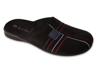 155M026 40 - pánské pantofle INBLU černé 155M026_43