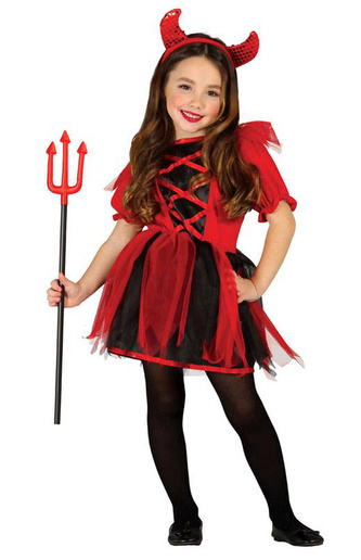 Malá čertice - kostým 3-4 roky