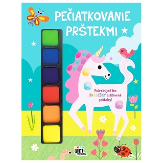 Razítkování prstíky Jednorožec