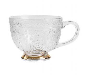 Skleněný šálek vánoční | BARREL XMAS | vzorovaná sušenka | 0.36 | 721038