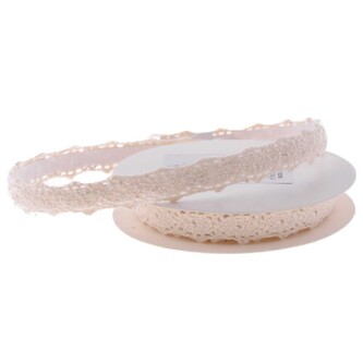 Samolepící krajka 10 mm/2 m - krémová