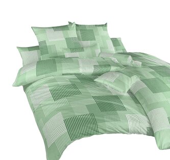Dadka Povlečení krep Patrik mentolový 140x200, 70x90 cm