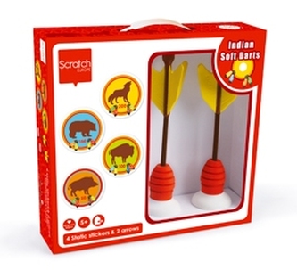 Dětské šipky se samolepkami Indiáni, Scratch Dětské šipky se samolepkami Indiáni, Scratch