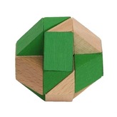 SNAKE ZELENÝ - edukativní dřevěný hlavolam. Nejen pro děti, ale i pro dospělé:)