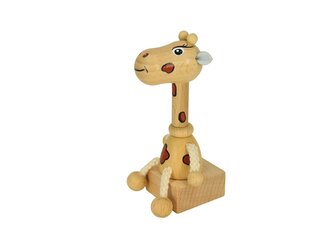 ŽIRAFA - dřevěná magnetka
