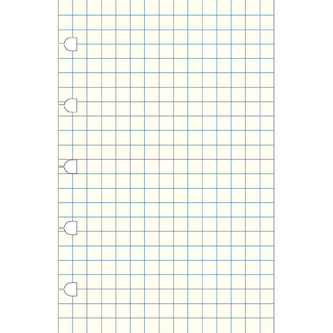 Filofax, Papíry pro notebook, čtverečkované, kapesní, bílá Filofax, Papíry pro notebook, čtverečkované, kapesní, bílá