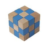 KOBRA MODRÁ - edukativní dřevěný hlavolam. Nejen pro děti, ale i pro dospělé:)