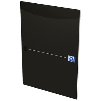 Oxford, Blok Essentials Black, A4, 50 listů, linkovaný, černá