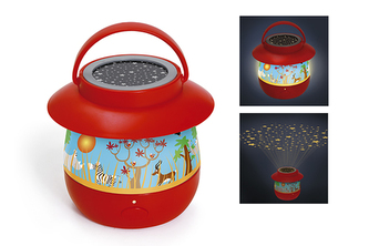 Dětská lampička s projektorem Safari, Scratch