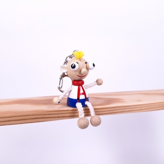 HURVÍNEK - dřevěná klíčenka