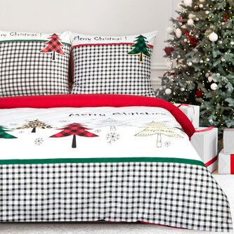 Vánoční povlečení 100% bavlna ANTE 1x 140x200 cm, 1x povlak 70x80 cm MyBestHome
