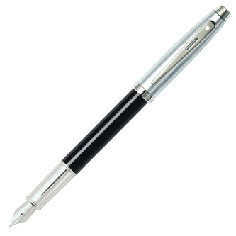 Sheaffer, Plnicí pero Sheaffer 100, (M) střední, černá/chrom