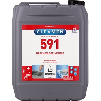 CLEAMEN 591 nepěnivá dezinfekce 5 l CLEAMEN 591 nepěnivá dezinfekce 5 l