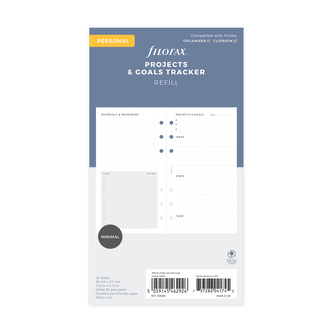 Filofax, Náplň Osobní, plánování projektů
