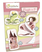 Velké puzzle 3v1 Princezny, Avenue Mandarine