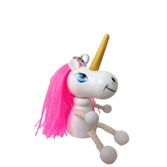 JEDNOROŽEC - dřevěná klíčenka