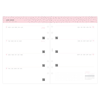Filofax, Diářový set Confetti 2025, A5