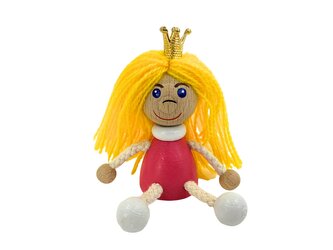 PRINCEZNA - dřevěná klíčenka