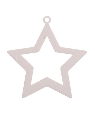 Bombka biała Gwiazdka plexi