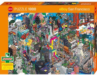 HEYE Puzzle Pixorama: San Francisco Quest 1000 dílků