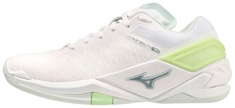 MIZUNO WAVE STEALTH NEO / Whte/GRidge/PatinaGreen Velikost boty: 36.5/4.0