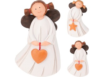 Anděl polyresin 90x72x143mm stojící mix, barevná