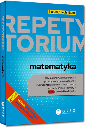 Matematyka Repetytorium Liceum i technikum Matematyka Repetytorium Liceum i technikum