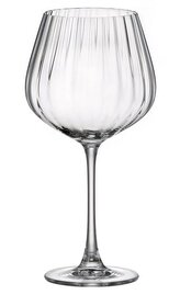 sklen. 640ml, 2ks, BOHEMIA COLUMBA OPTIC, červ.víno