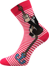 Boma® ponožky Krtek kotva-magenta 20-24 (14-16) 1 pár