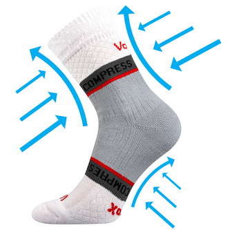 VoXX® ponožky Fixan bílá 39-42 (26-28) 1 pár