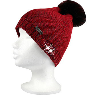 VoXX® čepice Frontera vínová/stříbrná uni 1 ks